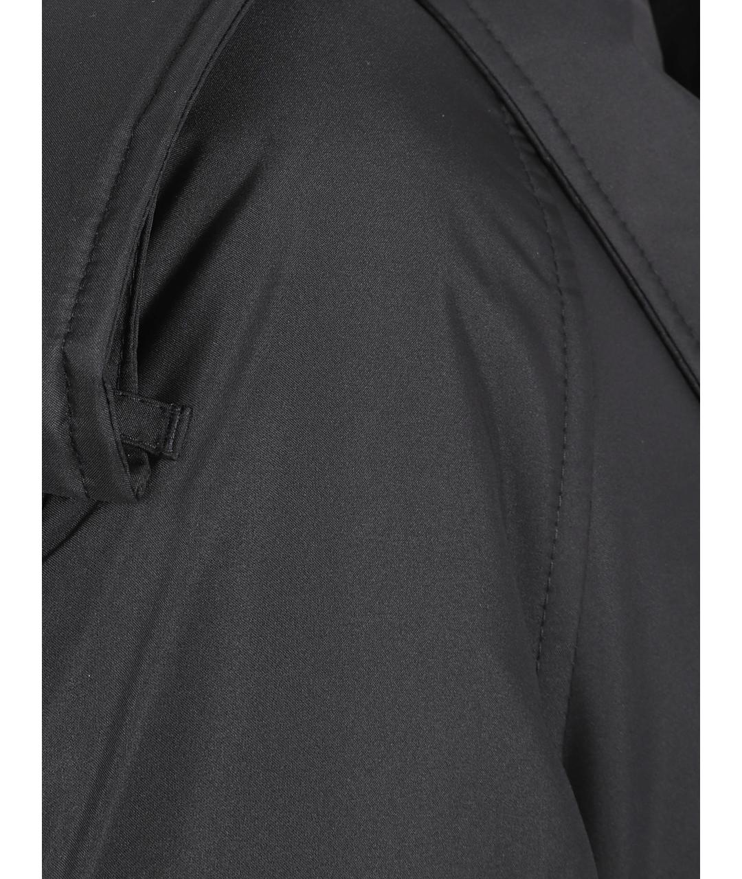 BURBERRY Черная полиэстеровая куртка, фото 2