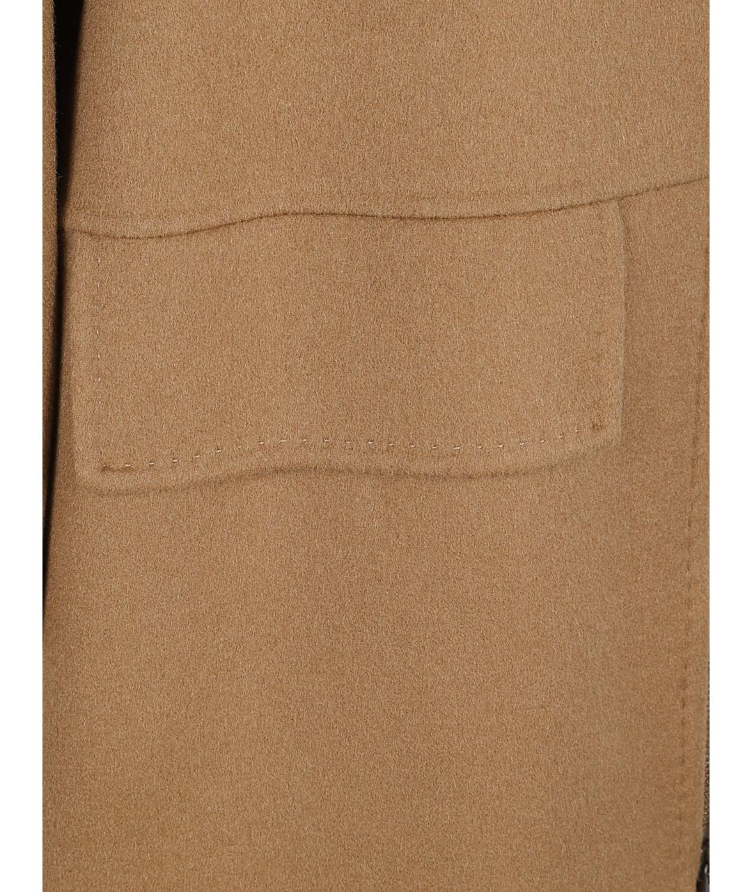 MAX MARA Коричневое кашемировое пальто, фото 2