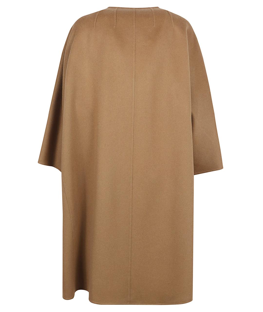 MAX MARA Коричневое кашемировое пальто, фото 3