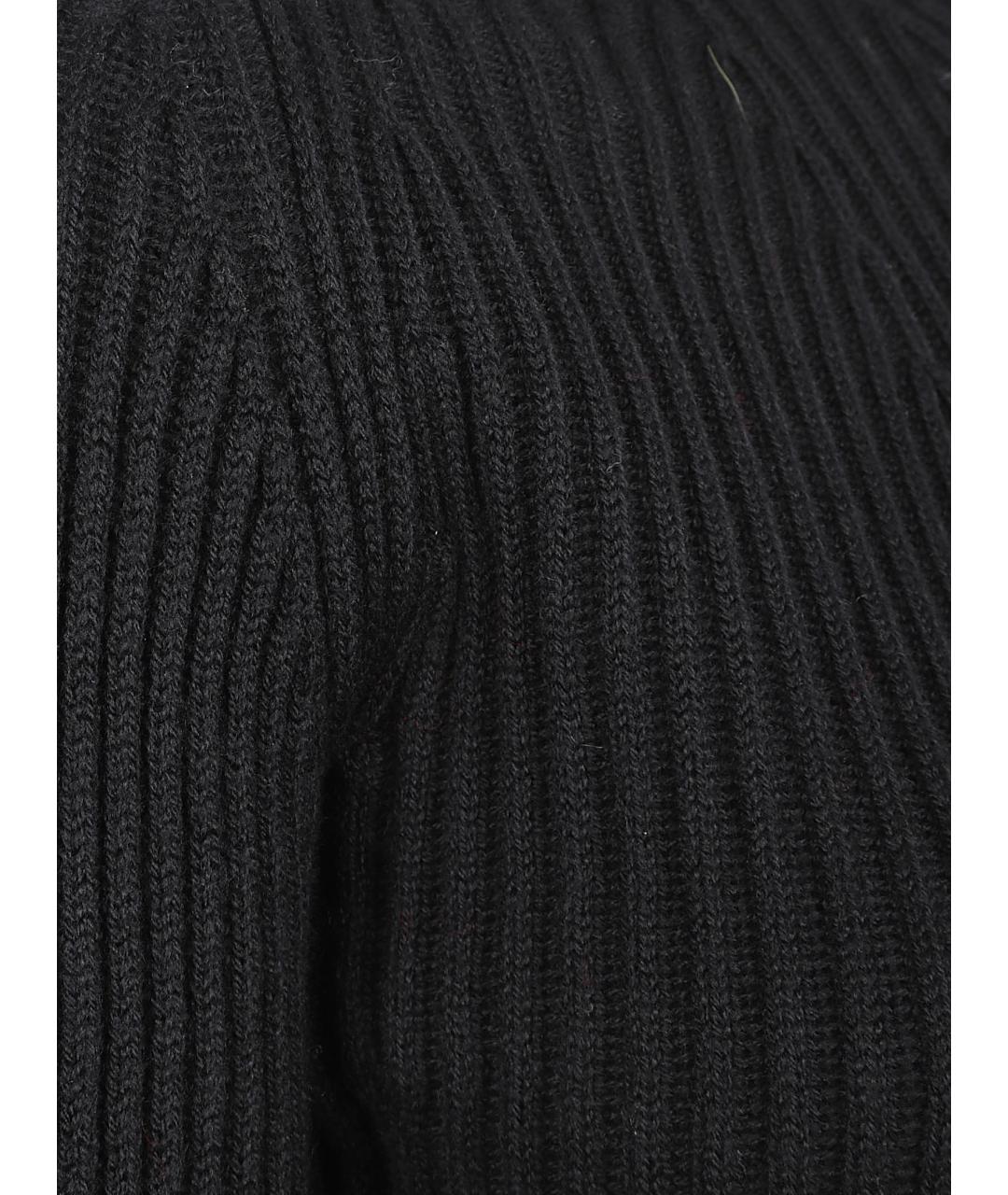 SPORTMAX Черный шерстяной джемпер / свитер, фото 2