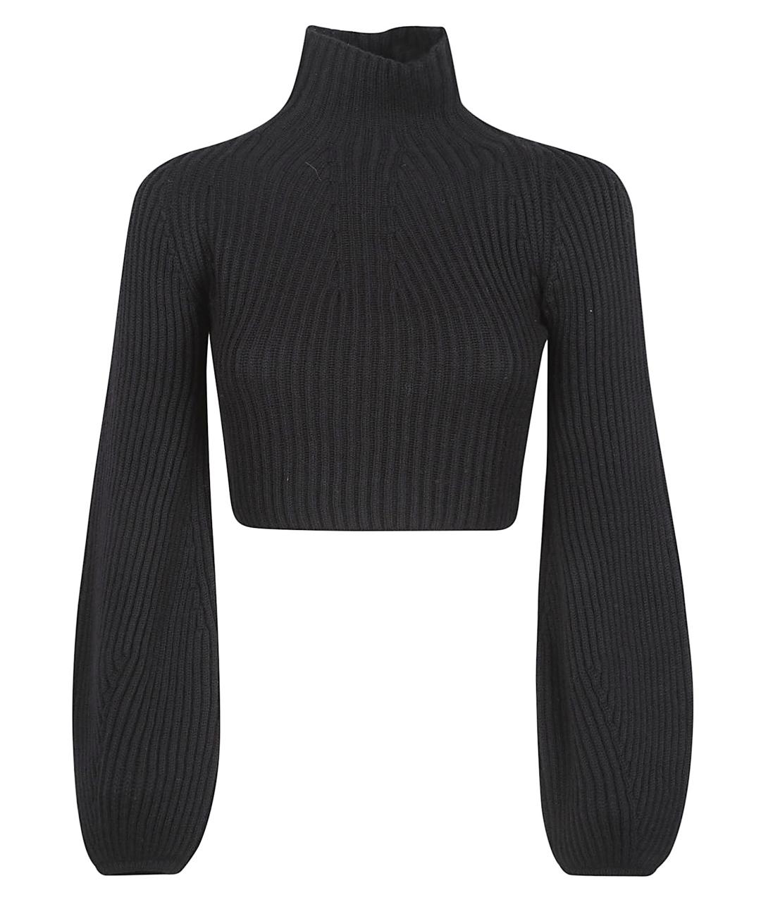 SPORTMAX Черный шерстяной джемпер / свитер, фото 1