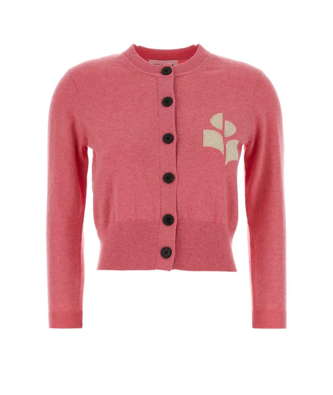 ISABEL MARANT Розовый хлопковый кардиган, фото 1
