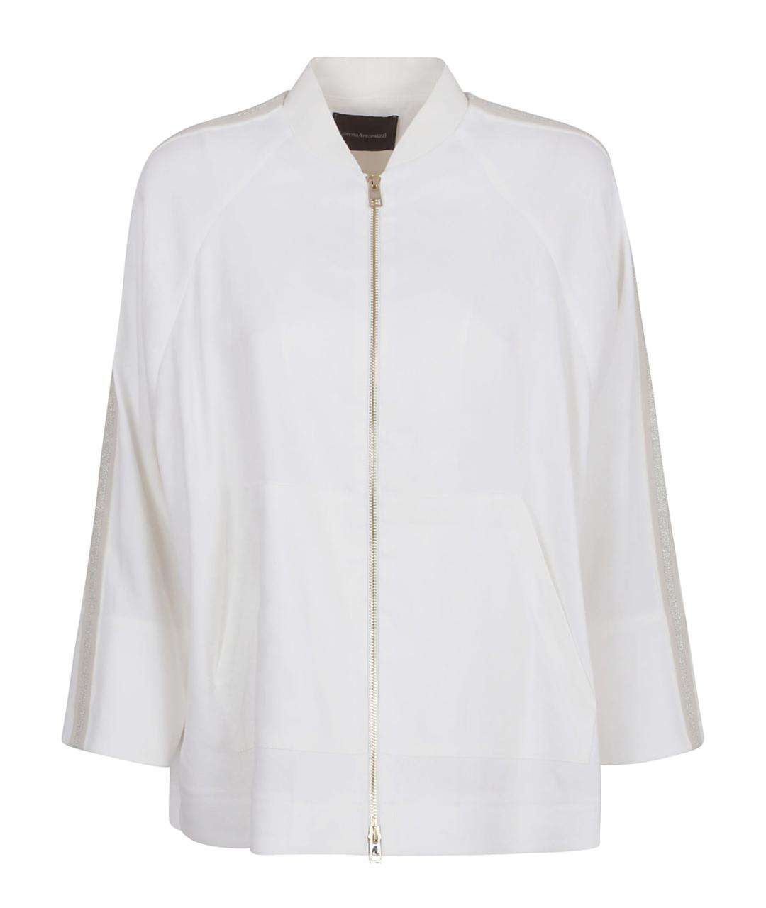 LORENA ANTONIAZZI Белая льняная куртка, фото 1