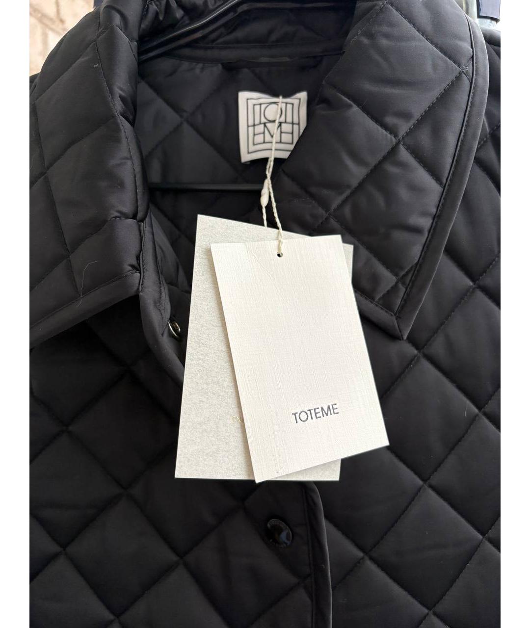 TOTEME Черная полиэстеровая куртка, фото 3