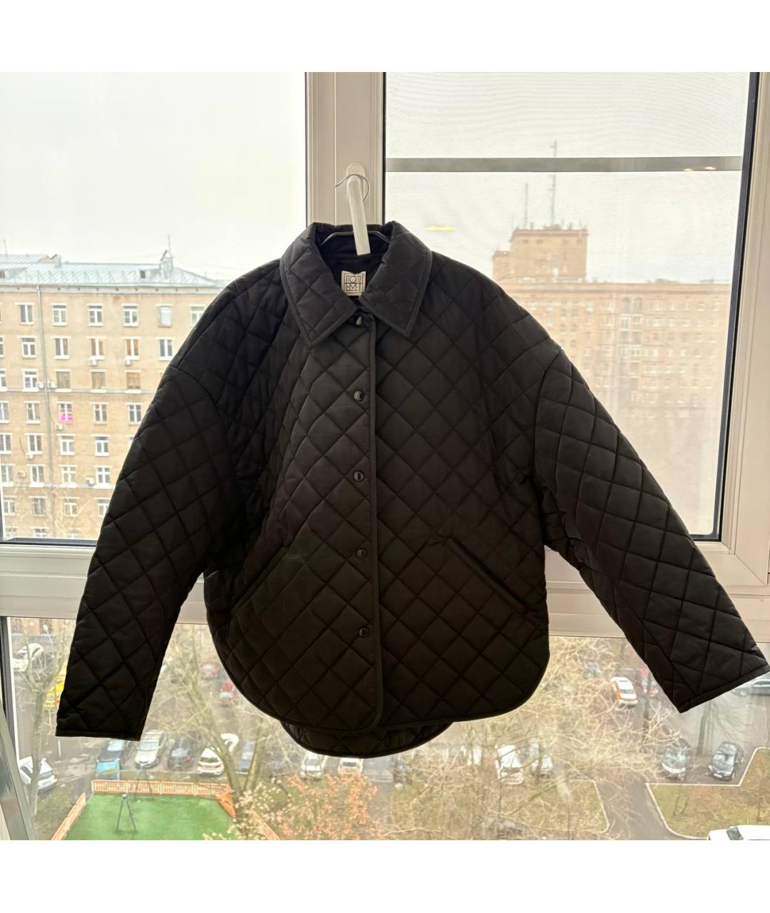 TOTEME Черная полиэстеровая куртка, фото 4