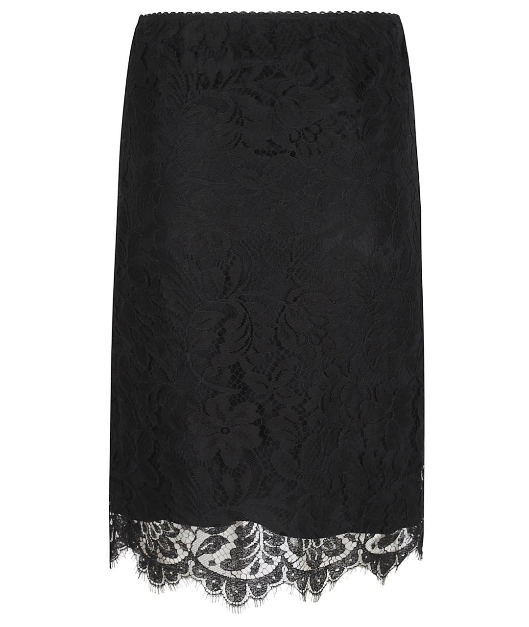 CHLOE Черная хлопковая юбка миди, фото 3