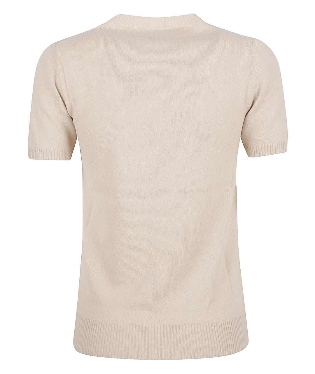 MIU MIU Бежевый кашемировый джемпер / свитер, фото 3