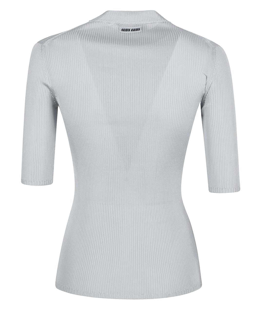 MIU MIU Шелковый джемпер / свитер, фото 3