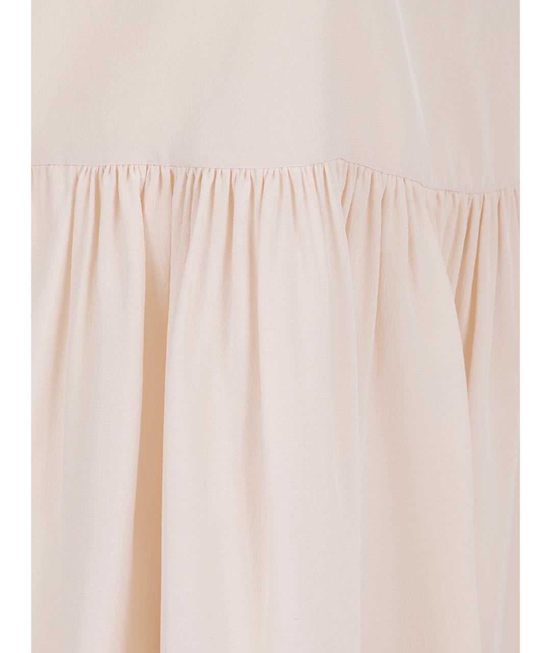 CHLOE Розовая шелковая майка, фото 2