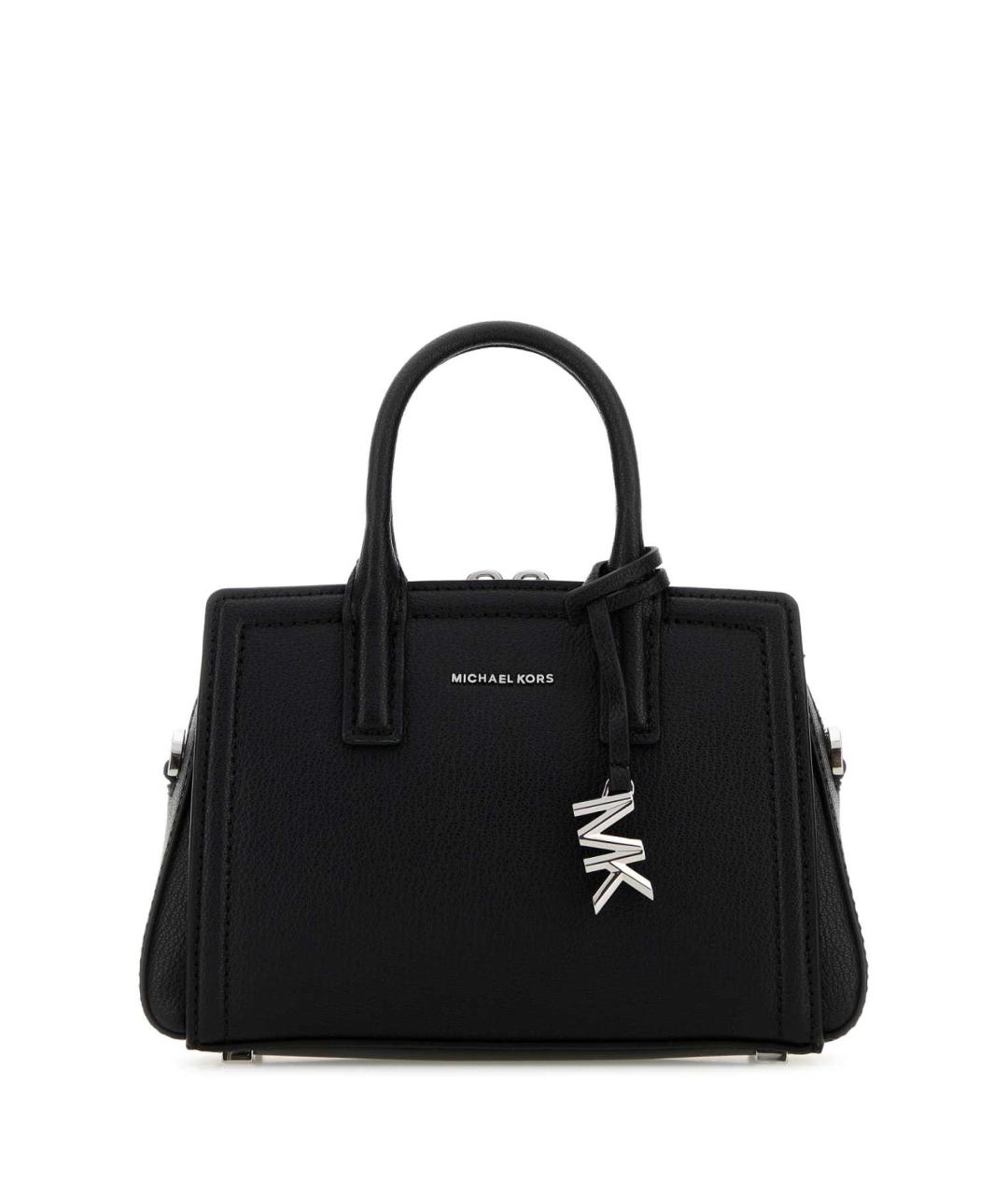 MICHAEL KORS Черная кожаная сумка тоут, фото 1