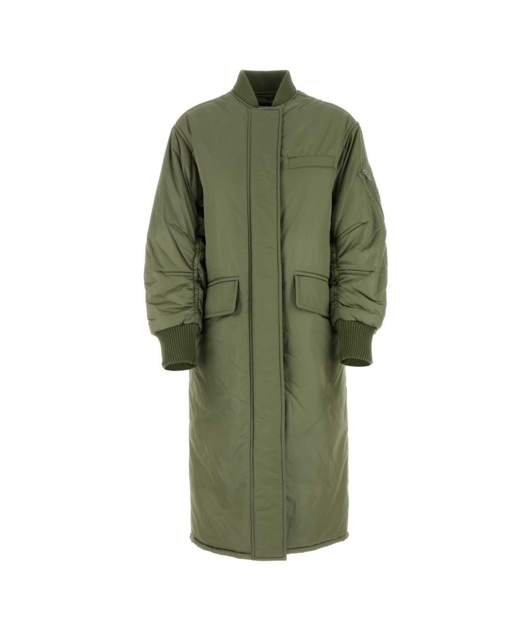 STAND STUDIO Зеленые полиэстеровое пальто, фото 1
