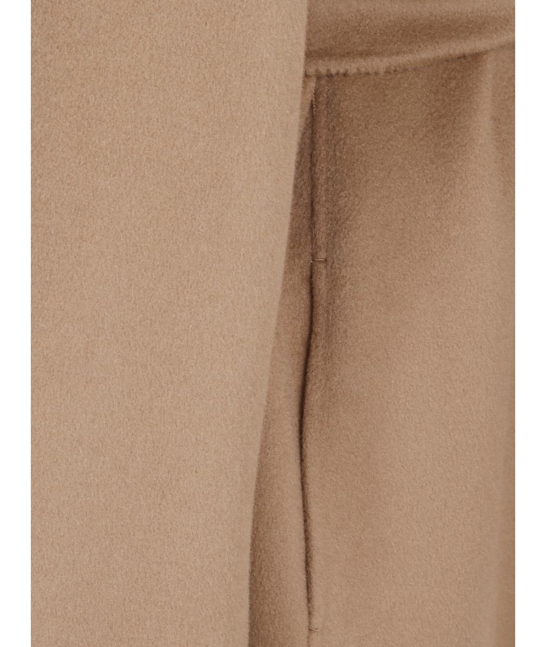 'S MAX MARA Коричневое шерстяное пальто, фото 2