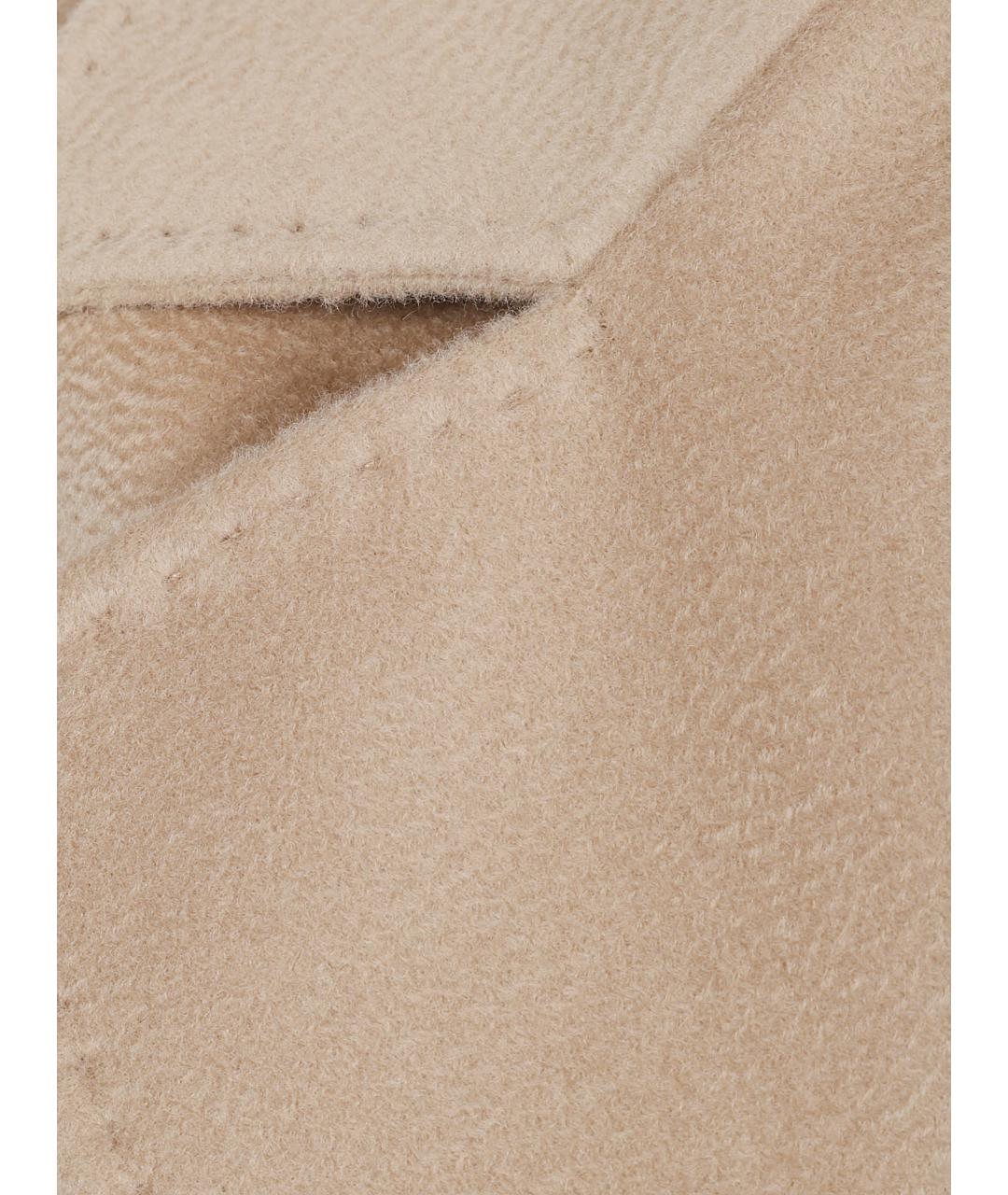 MAX MARA STUDIO Бежевое шерстяное пальто, фото 2