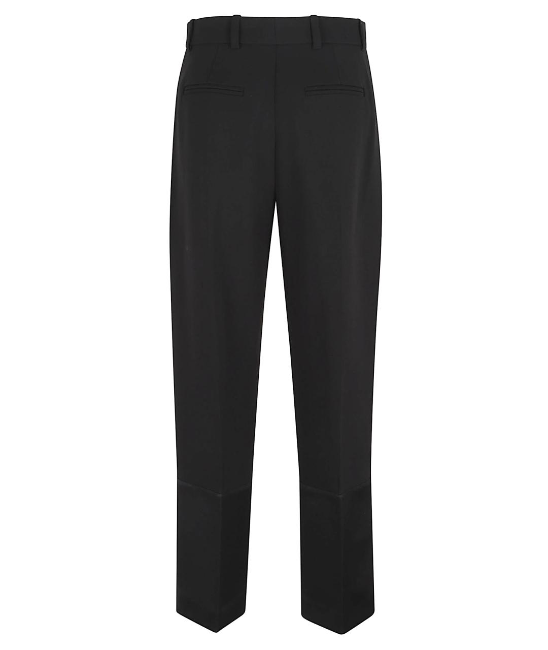 TORY BURCH Черные ацетатные прямые брюки, фото 3