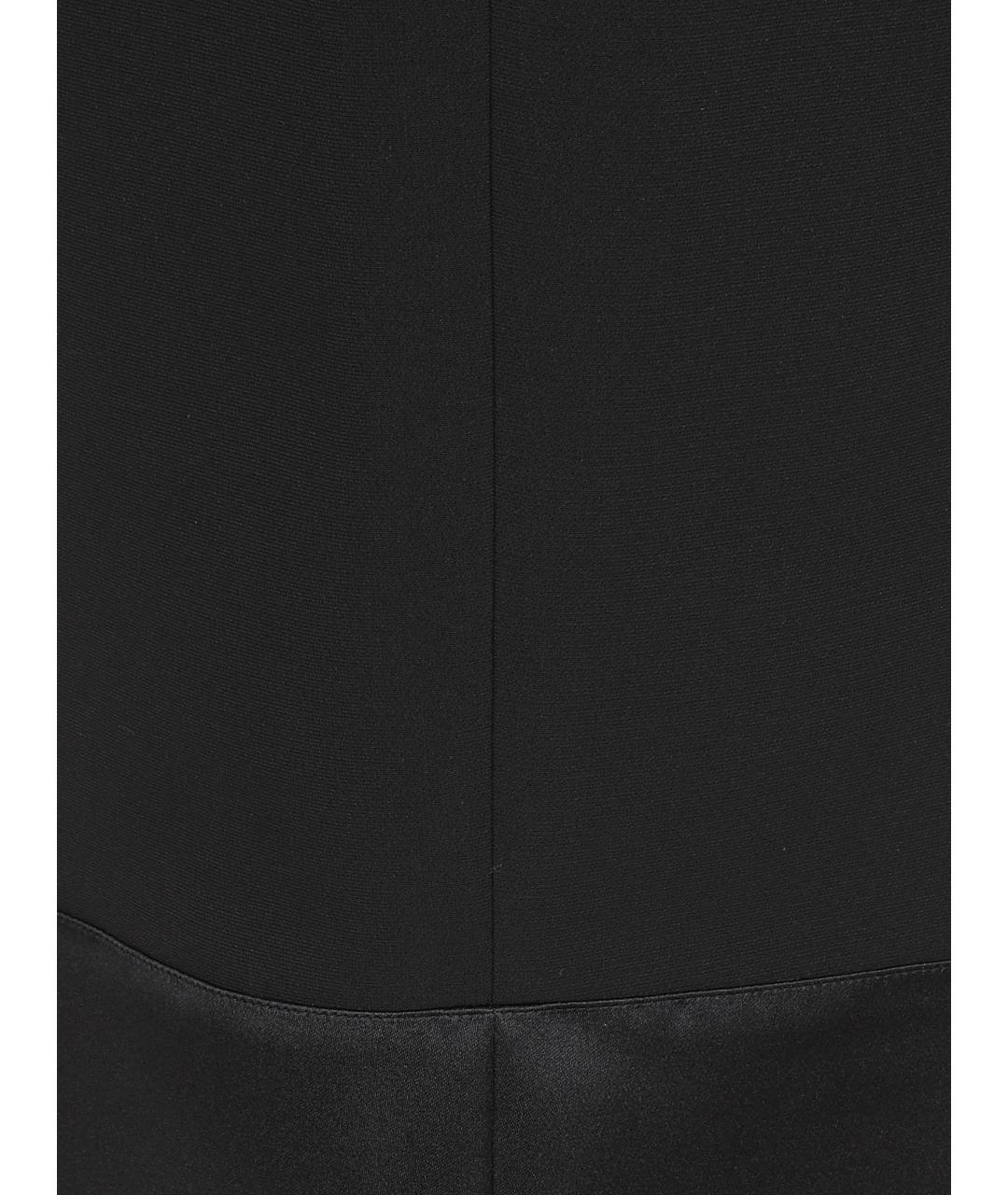 TORY BURCH Черные ацетатные прямые брюки, фото 2