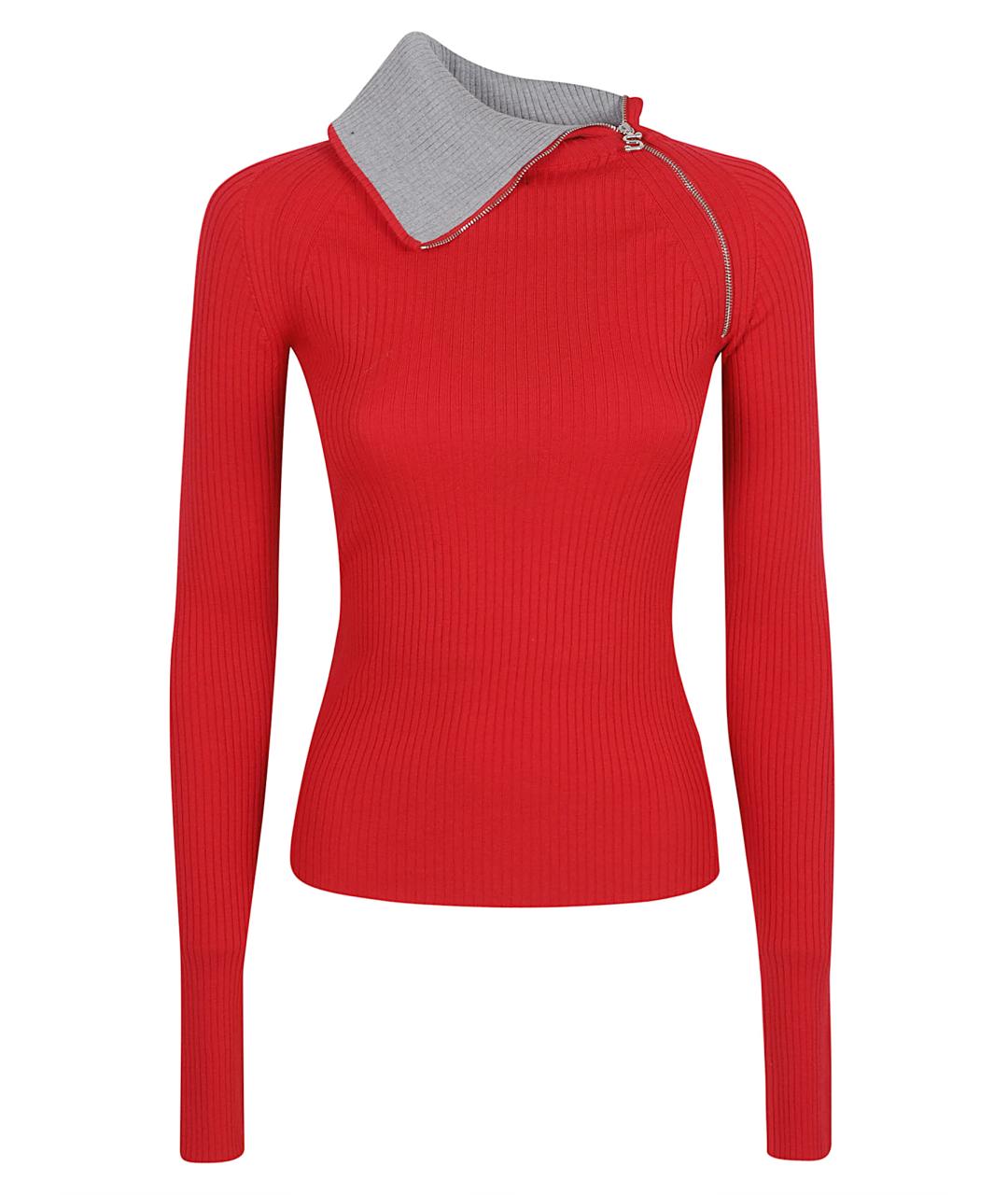 SPORTMAX Красный шерстяной джемпер / свитер, фото 1