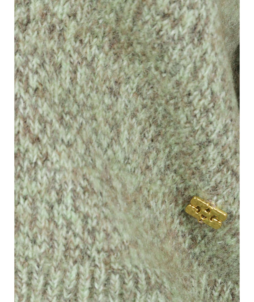 GANNI Зеленый шерстяной джемпер / свитер, фото 2