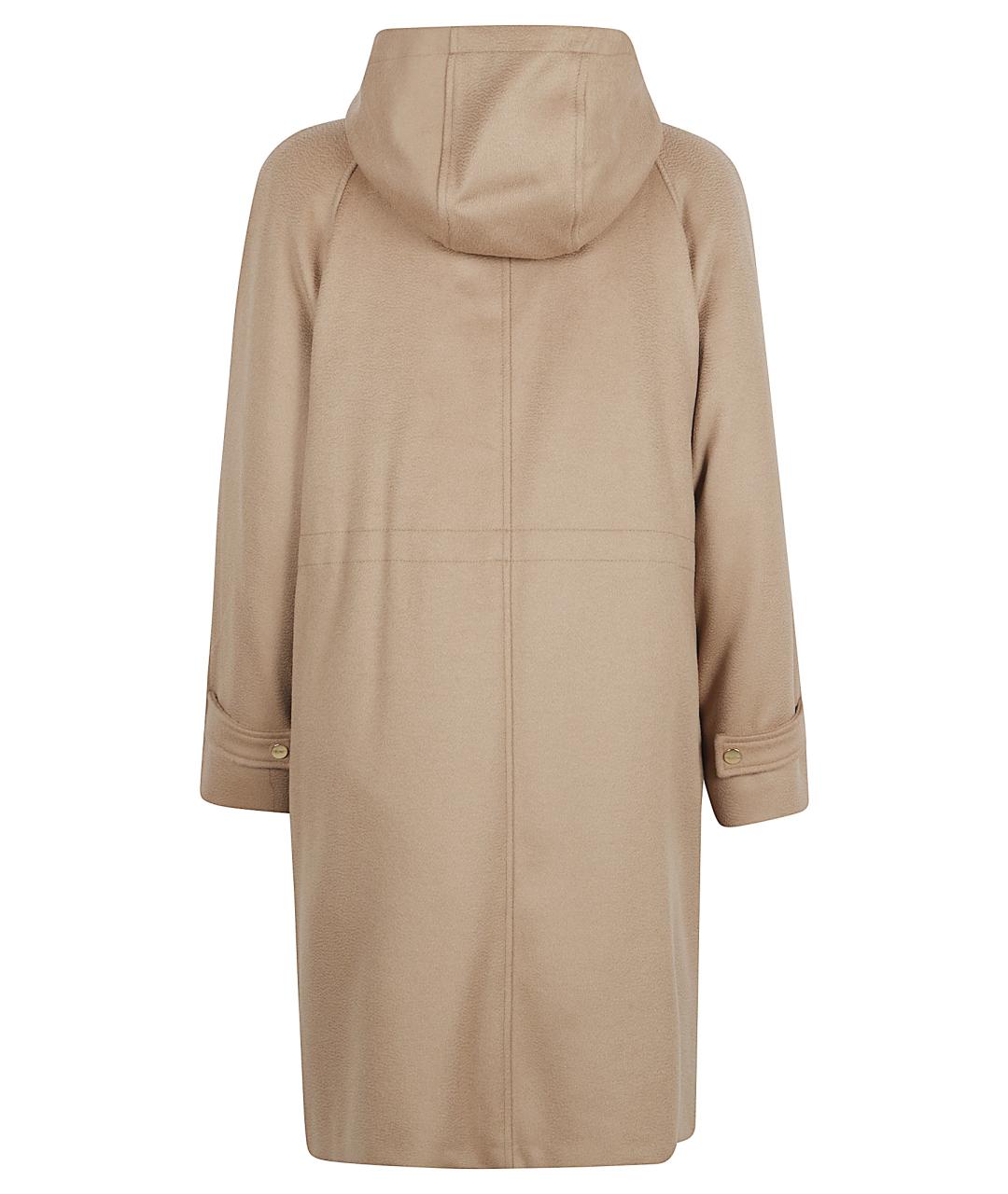 MAX MARA STUDIO Бежевое деним пальто, фото 3