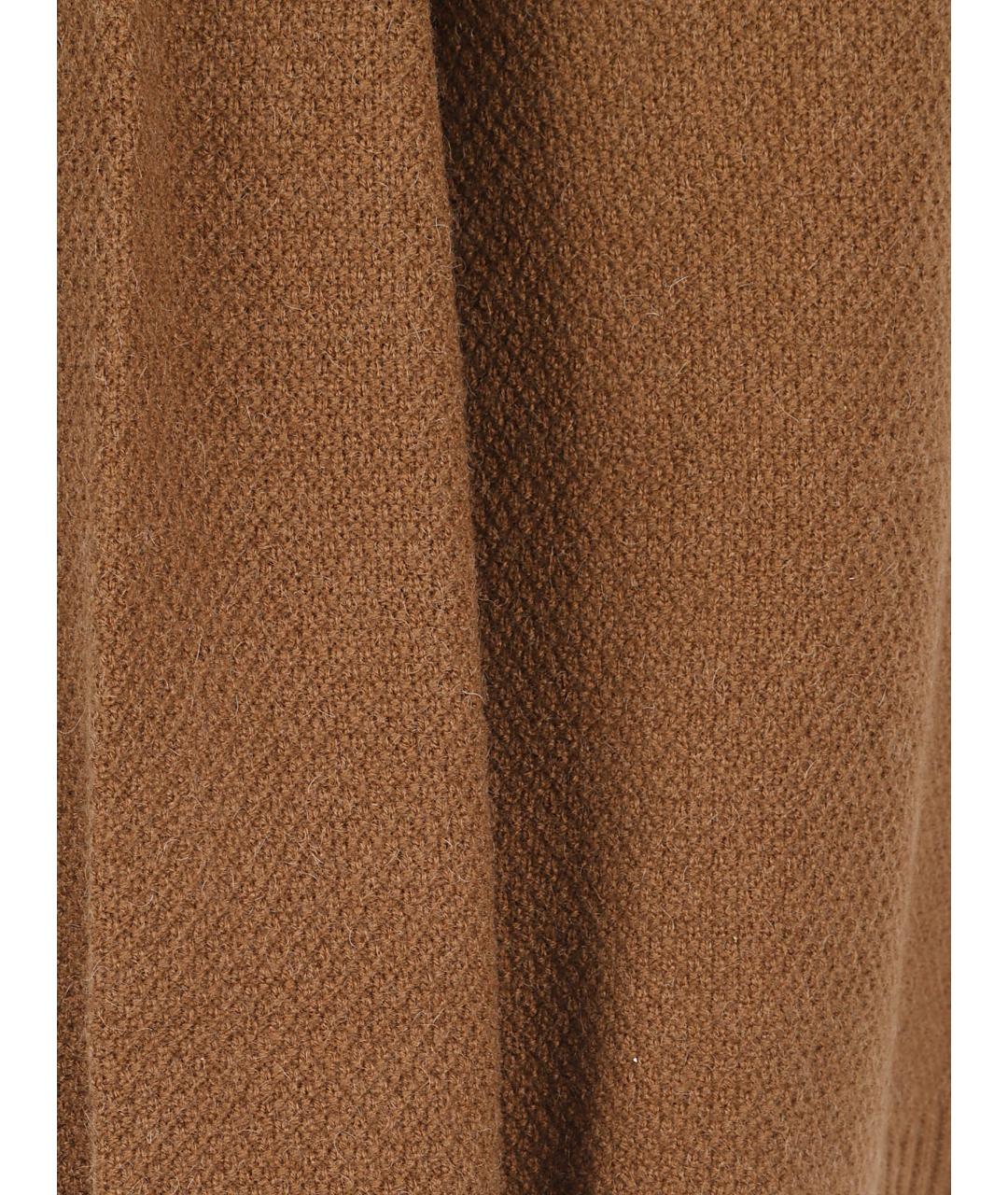 MAX MARA Коричневый шерстяной джемпер / свитер, фото 2