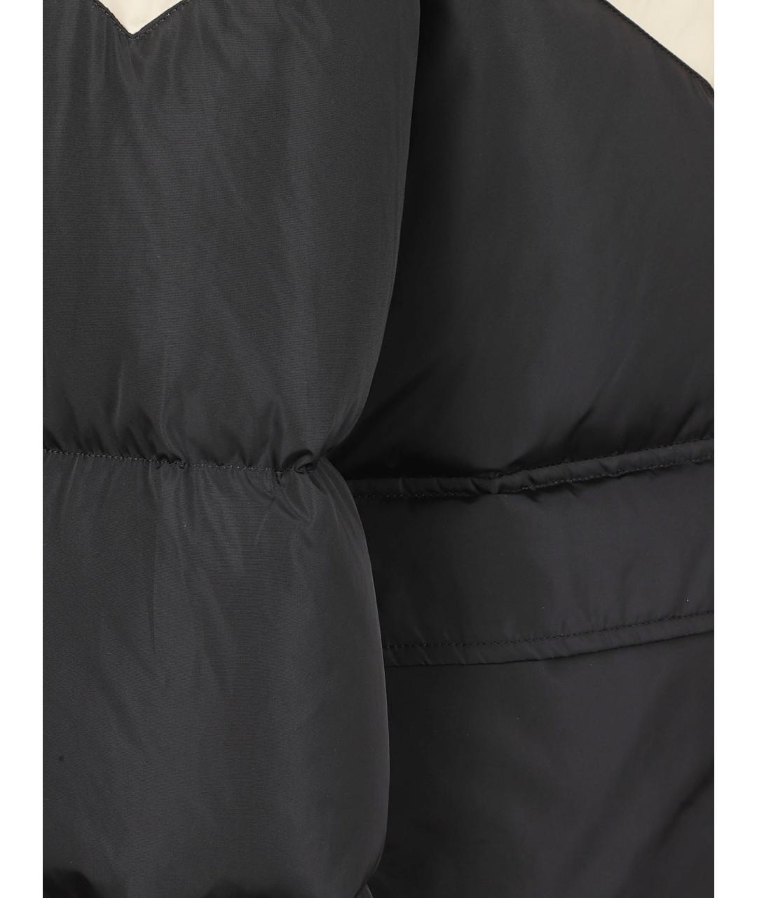 VALENTINO Черный синтетический пуховик, фото 2