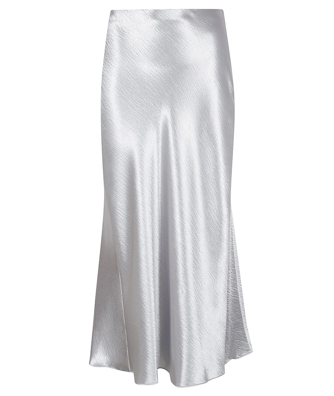 TORY BURCH Серая полиэстеровая юбка миди, фото 1