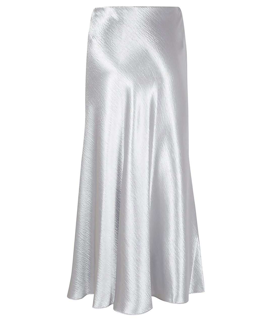 TORY BURCH Серая полиэстеровая юбка миди, фото 3