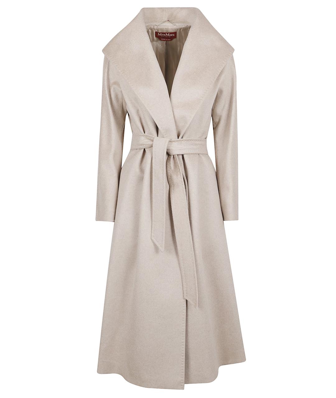 MAX MARA STUDIO Бежевое кашемировое пальто, фото 1