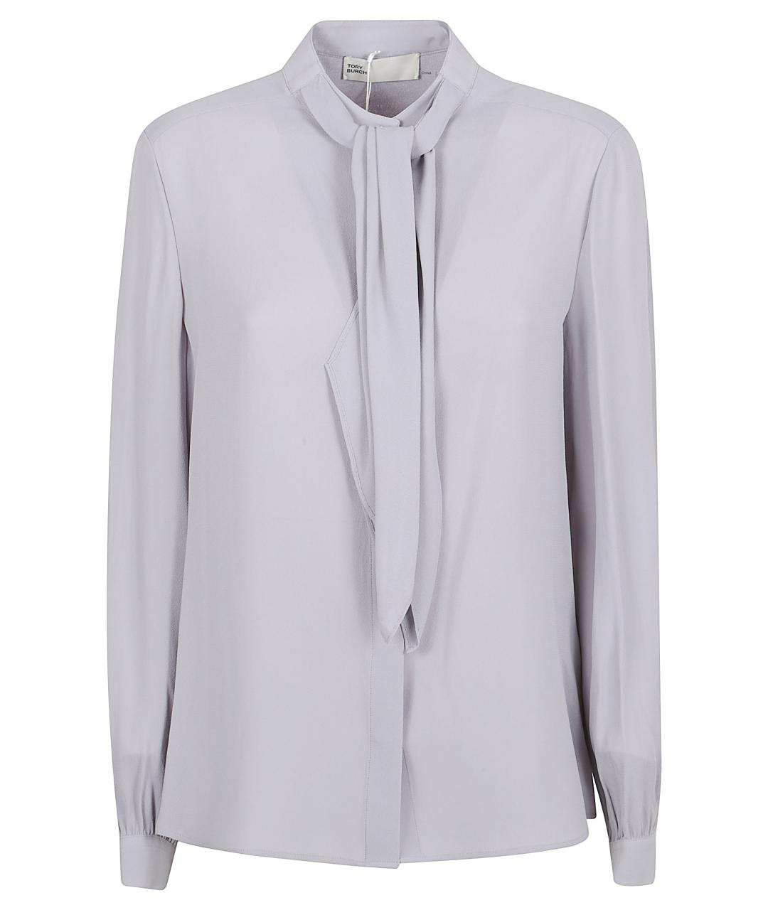 TORY BURCH Серая вискозная блузы, фото 1