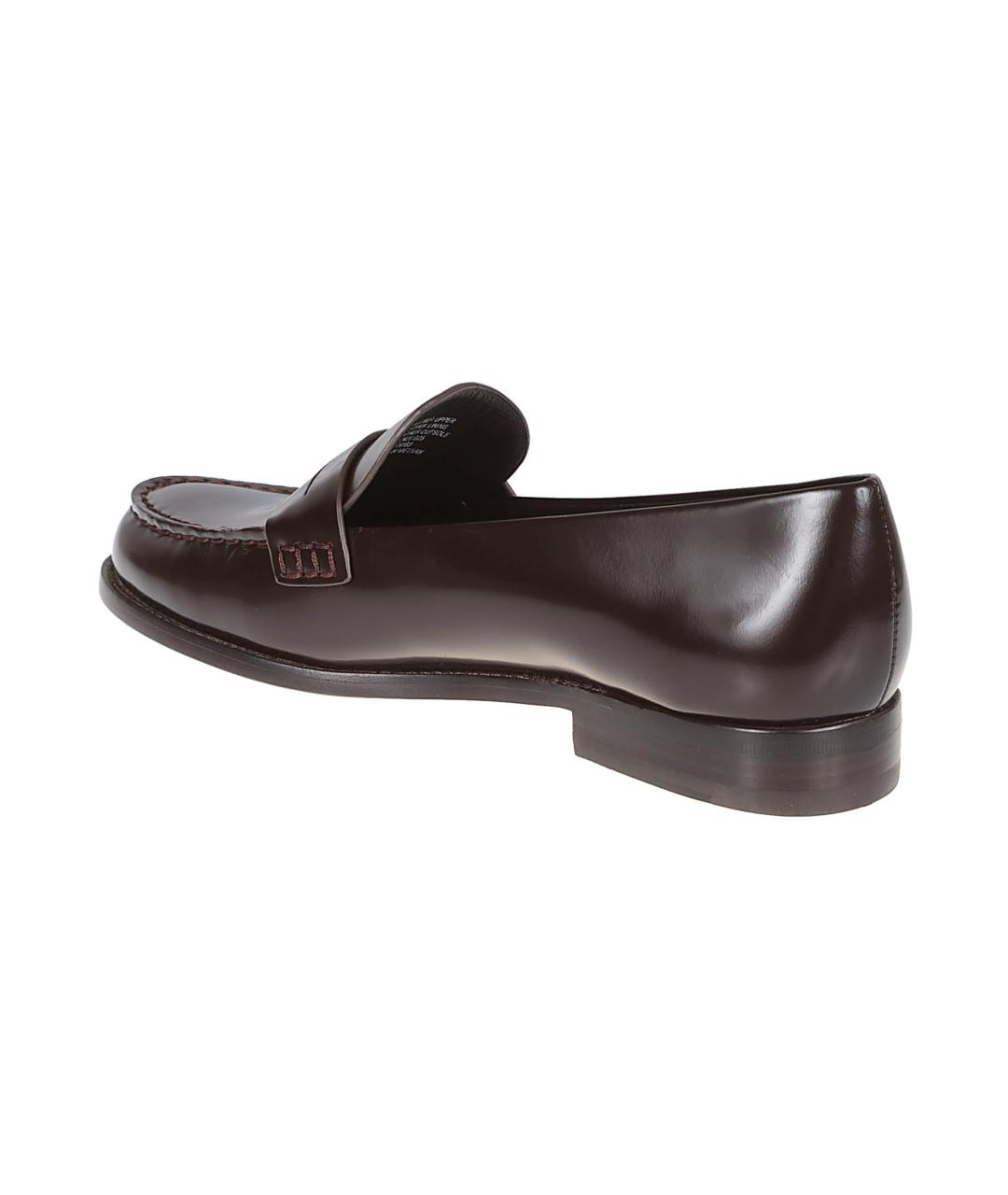 TORY BURCH Коричневые кожаные лоферы, фото 3