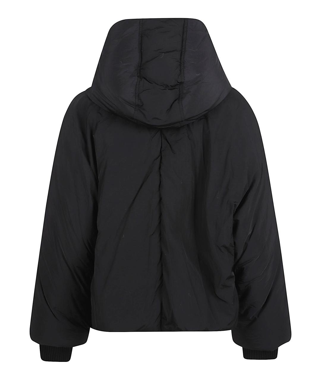 SPORTMAX Черный полиамидовый пуховик, фото 3