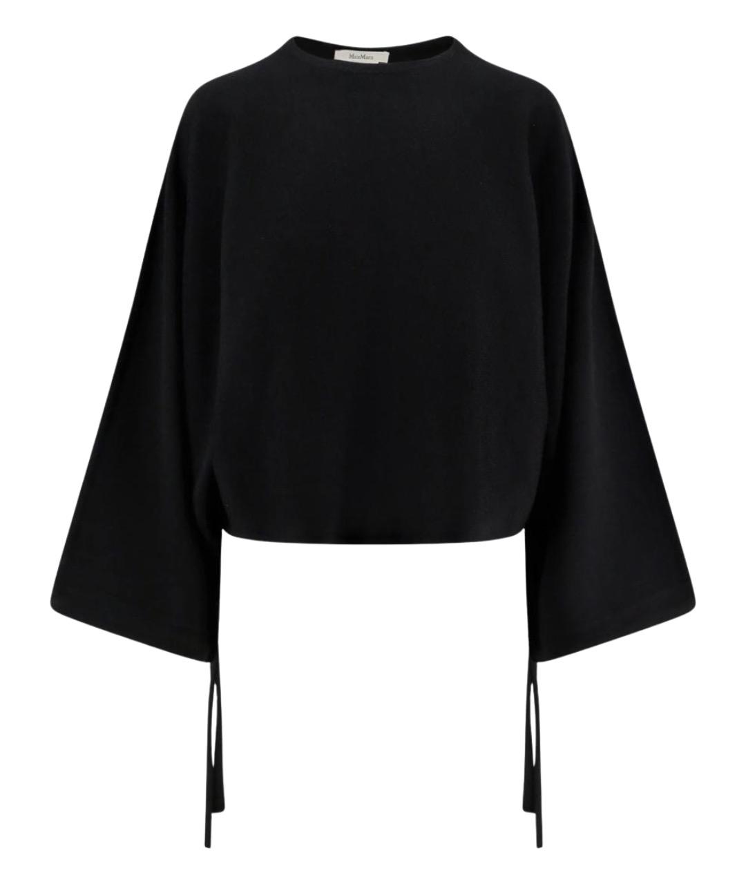 MAX MARA Черный шерстяной джемпер / свитер, фото 1