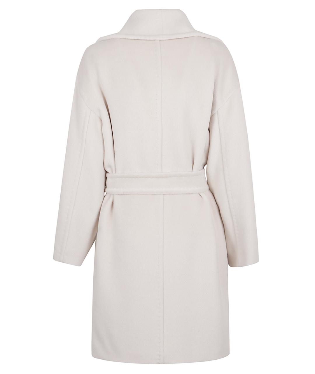 MAX MARA STUDIO Бежевое шерстяное пальто, фото 3