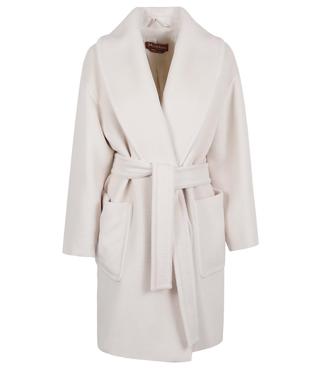 MAX MARA STUDIO Бежевое шерстяное пальто, фото 1