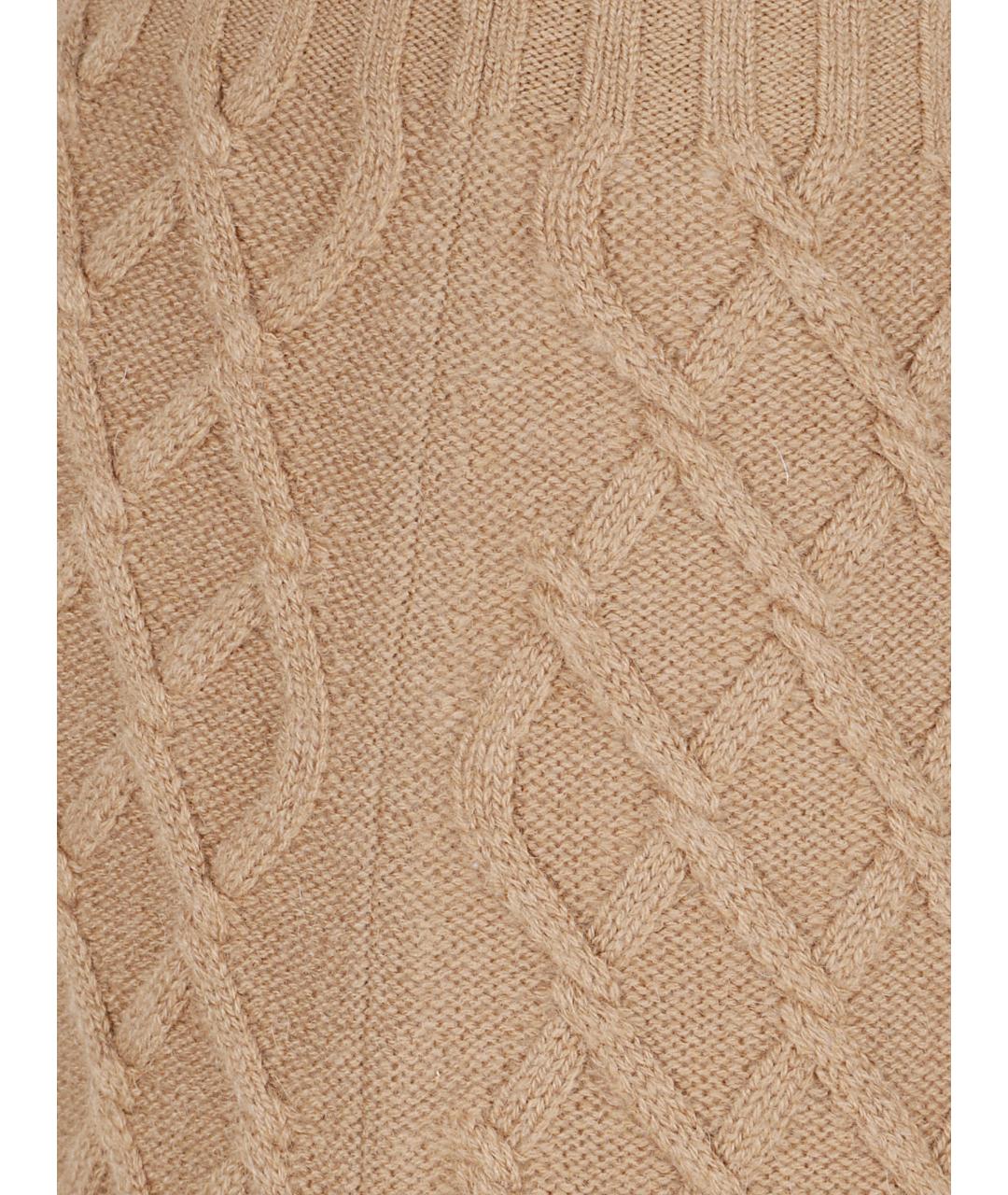 MAX MARA Бежевая шерстяная юбка миди, фото 2