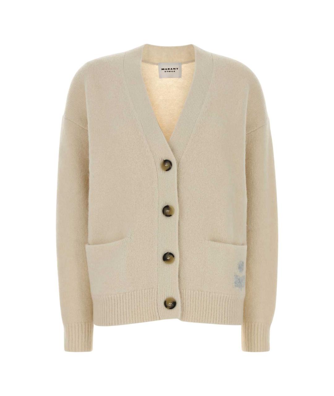 ISABEL MARANT Бежевый шерстяной кардиган, фото 1