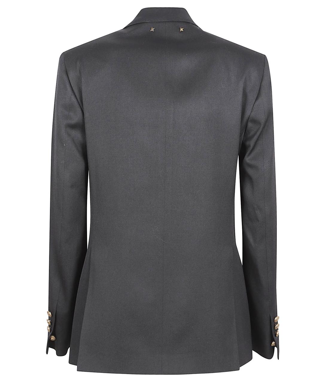 GOLDEN GOOSE DELUXE BRAND Черный шерстяной жакет/пиджак, фото 3