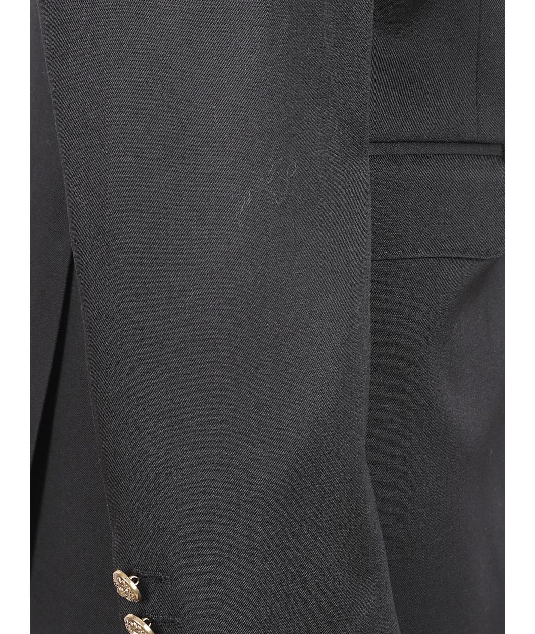 GOLDEN GOOSE DELUXE BRAND Черный шерстяной жакет/пиджак, фото 2