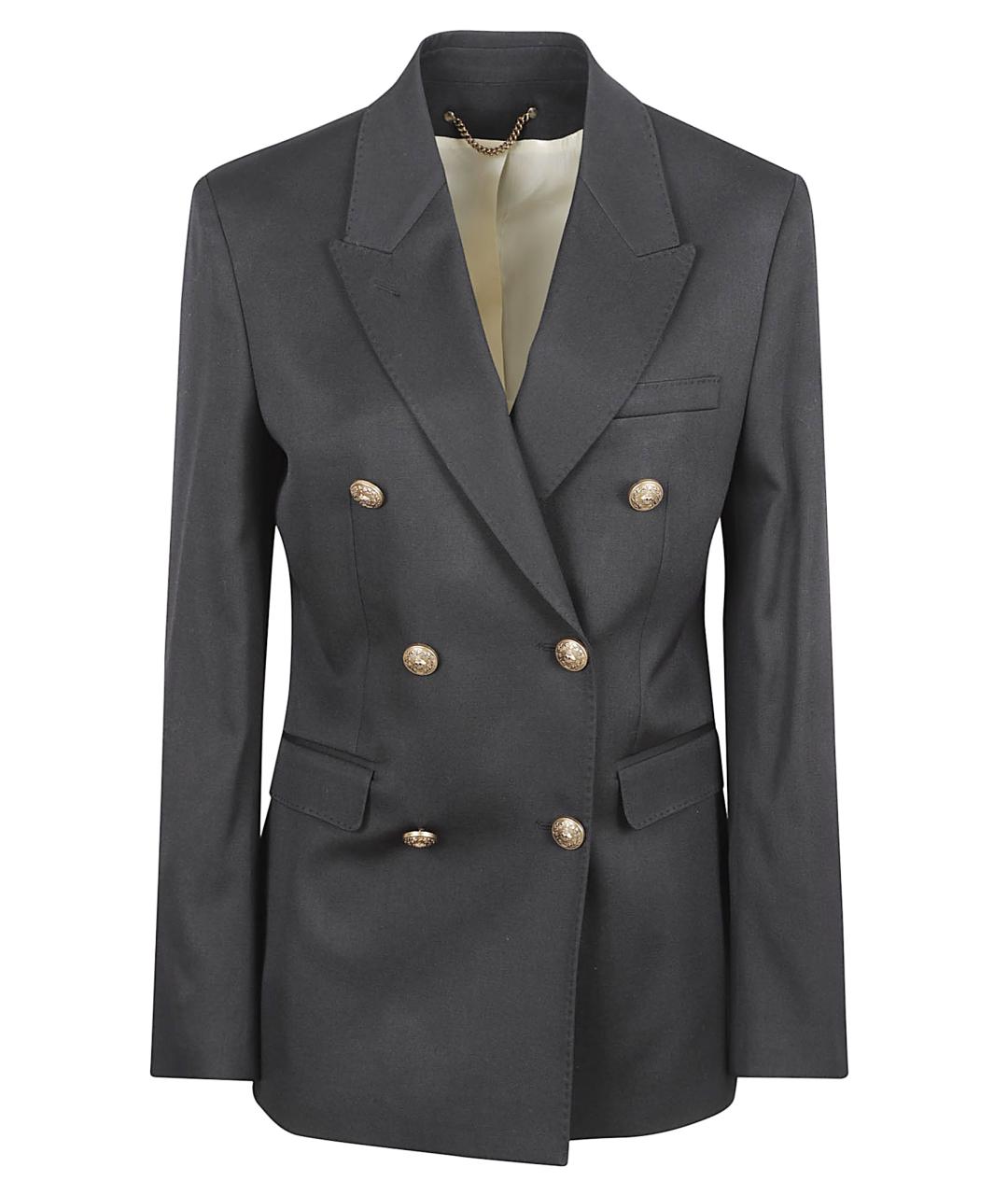 GOLDEN GOOSE DELUXE BRAND Черный шерстяной жакет/пиджак, фото 1