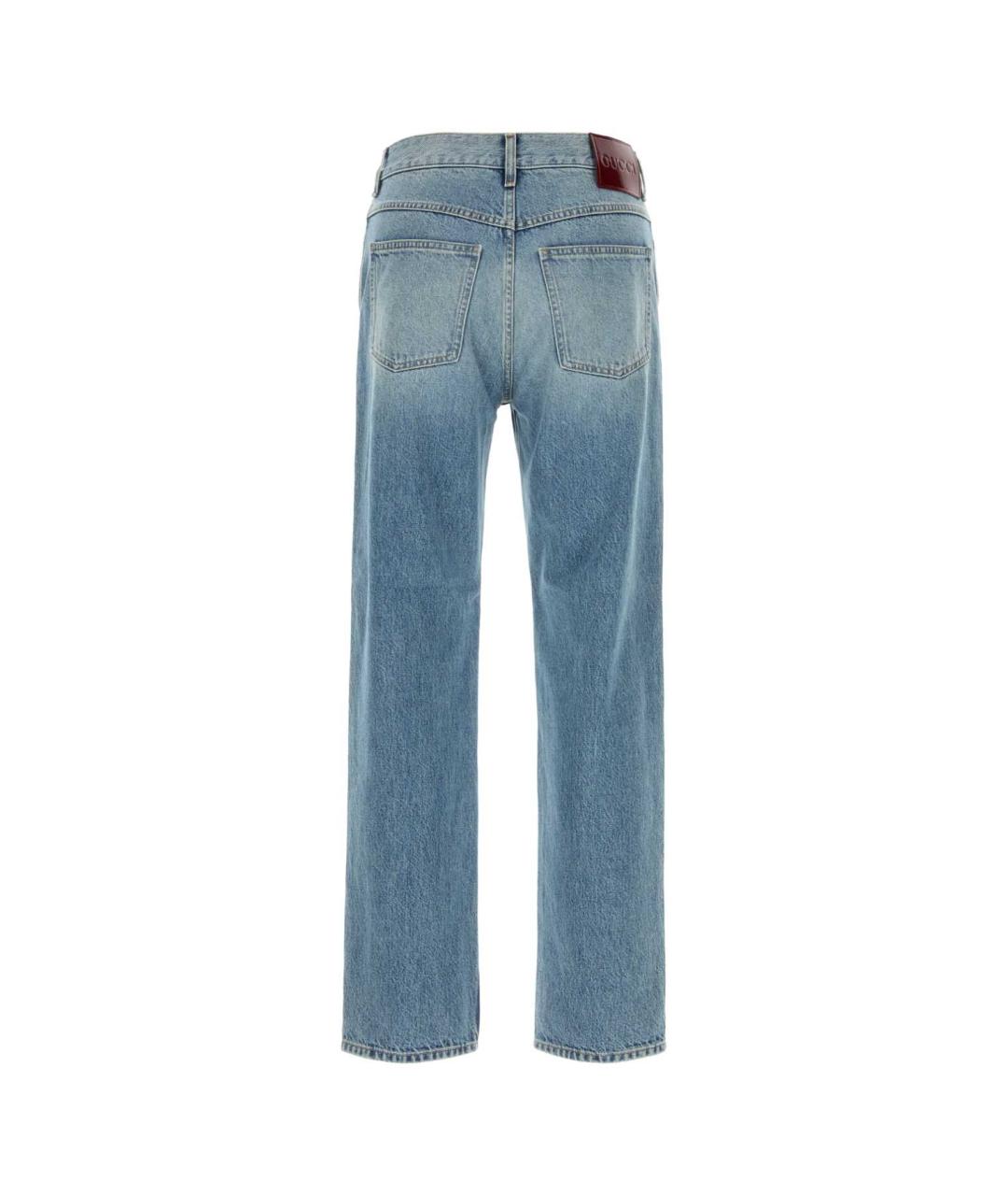 GUCCI Синие прямые джинсы, фото 2