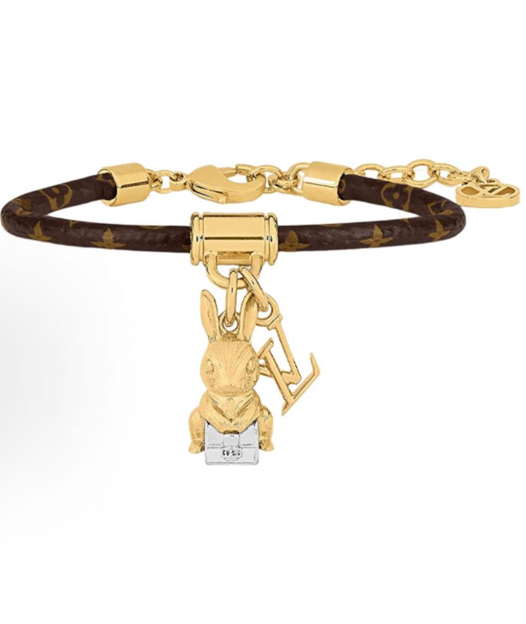 LOUIS VUITTON Коричневый браслет, фото 3