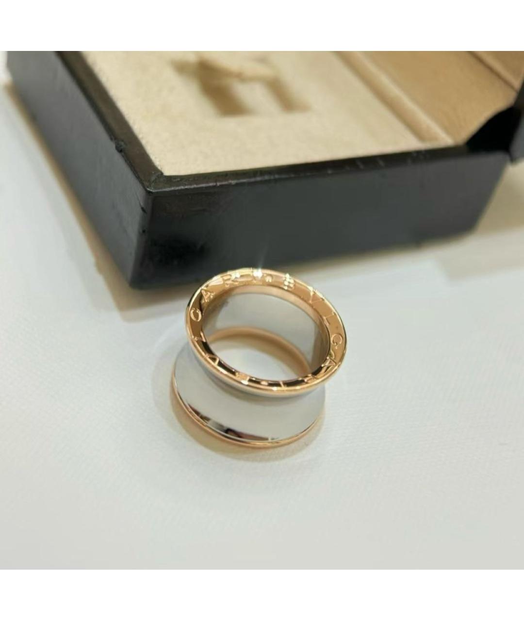 BVLGARI Серебряное кольцо из розового золота, фото 4