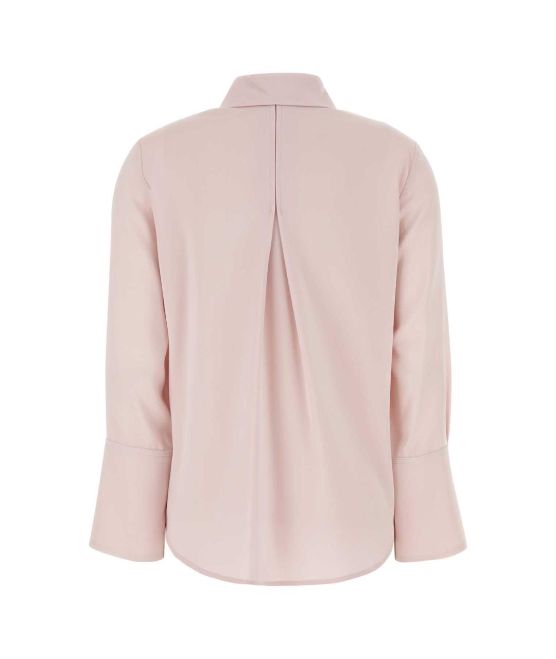 MAX MARA Розовая шелковая рубашка, фото 2