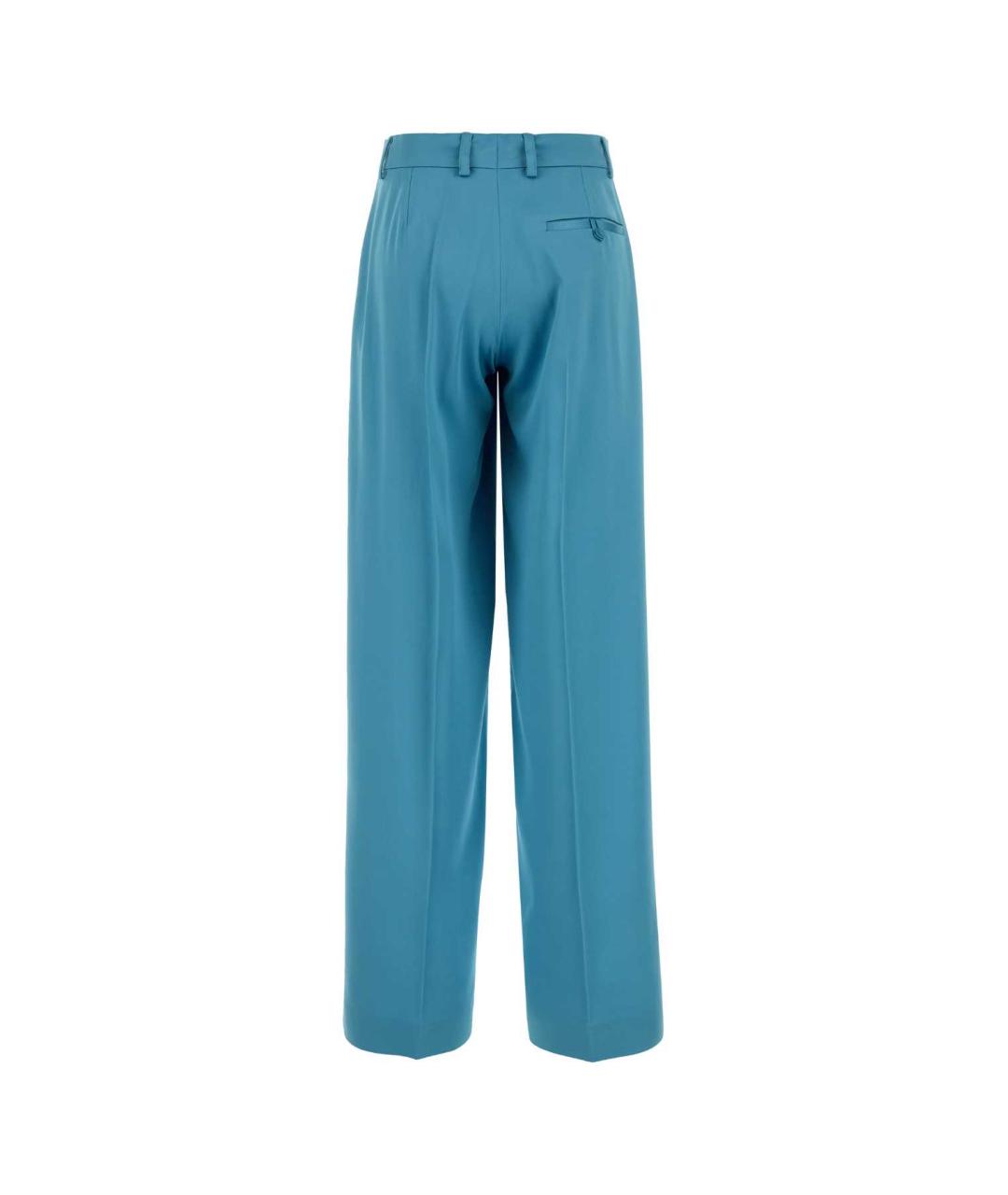 STELLA MCCARTNEY Голубые прямые брюки, фото 2