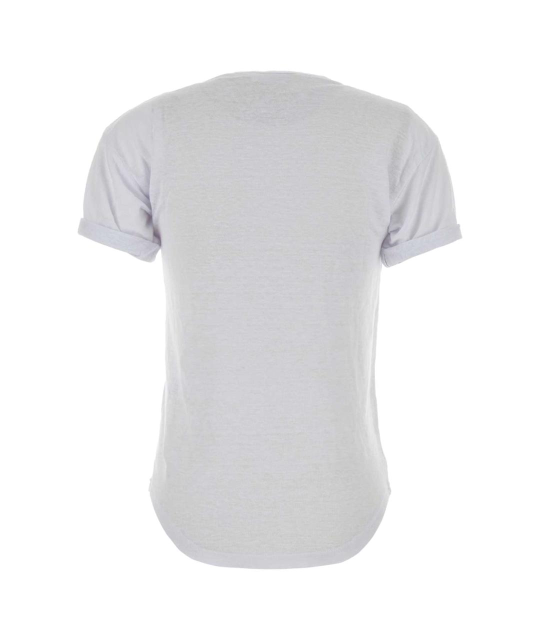 ISABEL MARANT Белая льняная футболка, фото 2