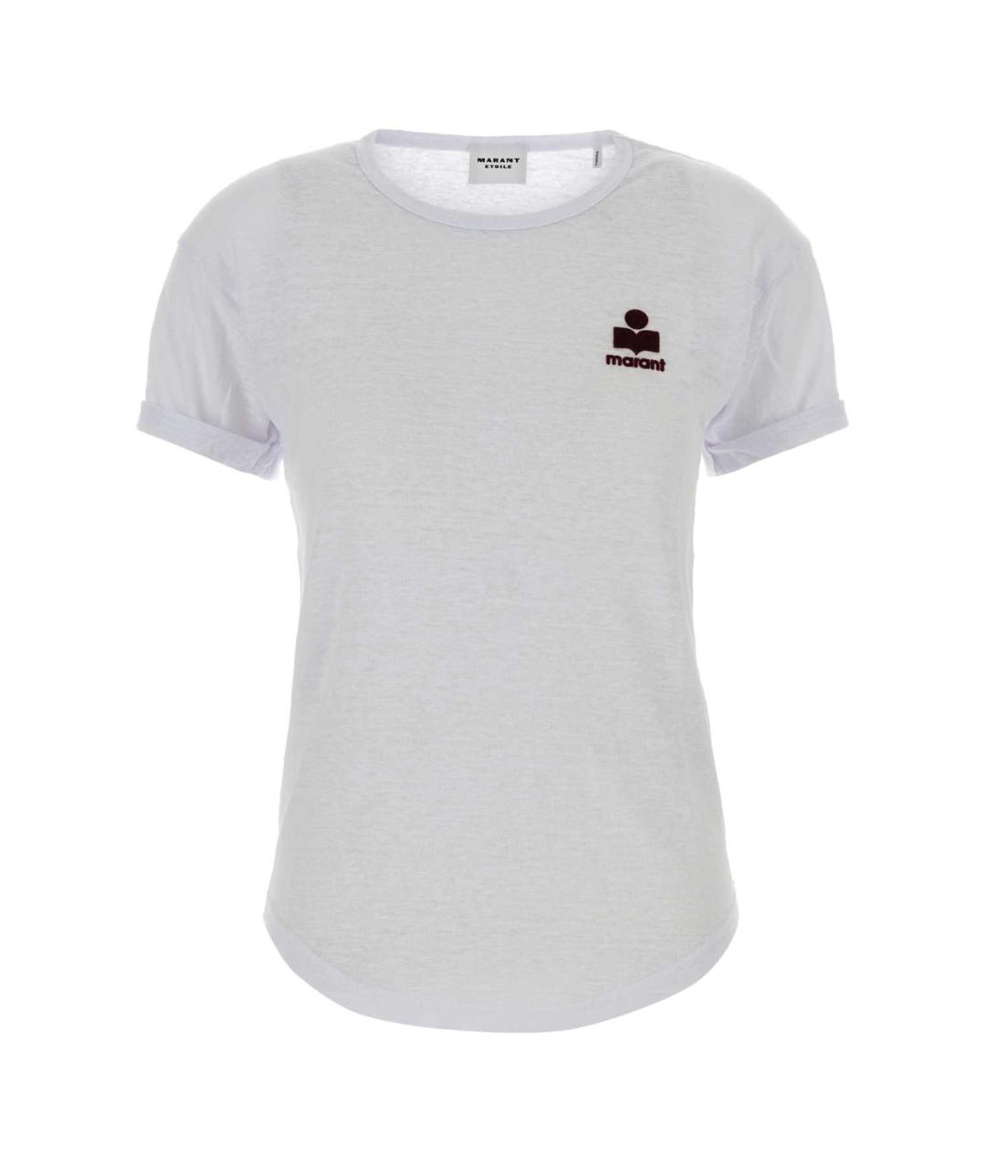 ISABEL MARANT Белая льняная футболка, фото 1