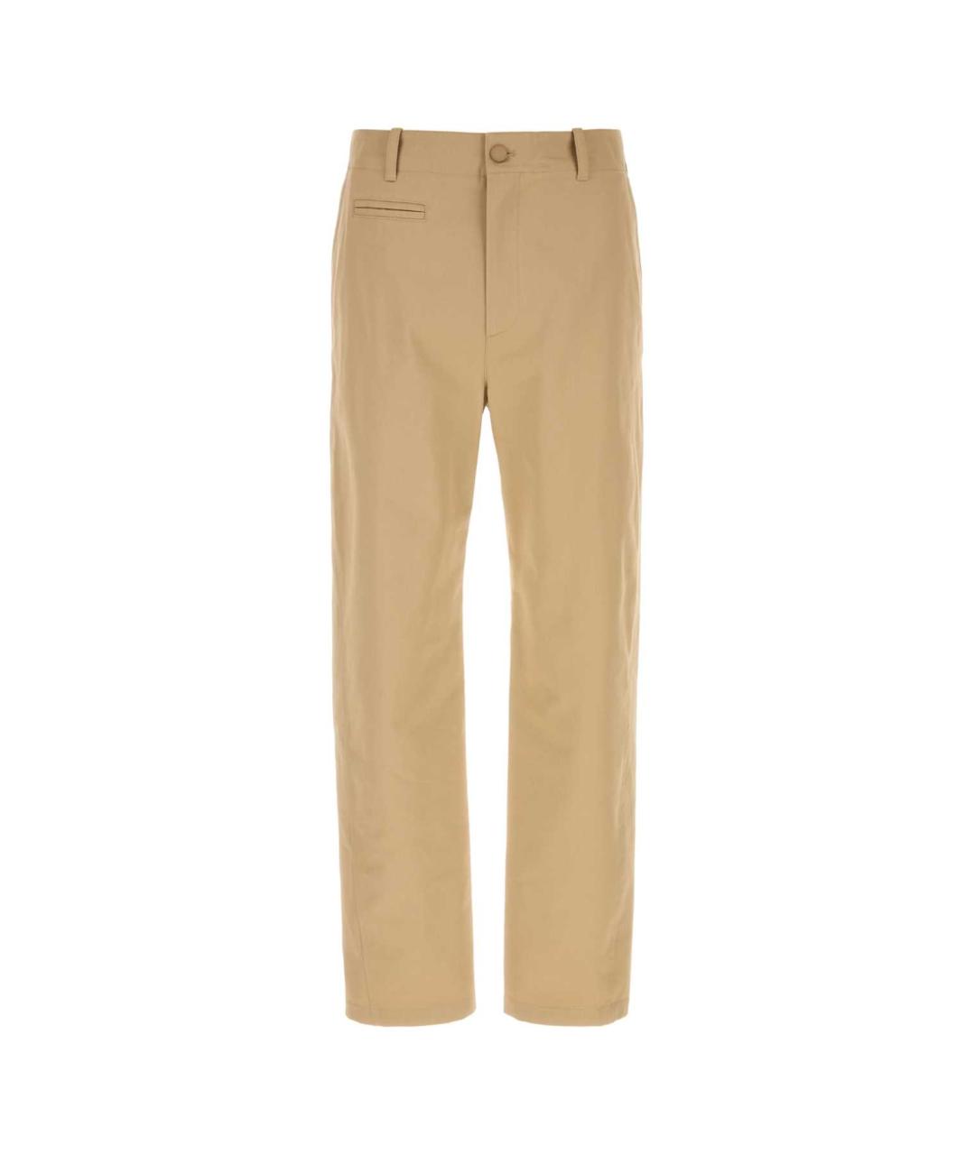 GIVENCHY Бежевые хлопковые повседневные брюки, фото 1