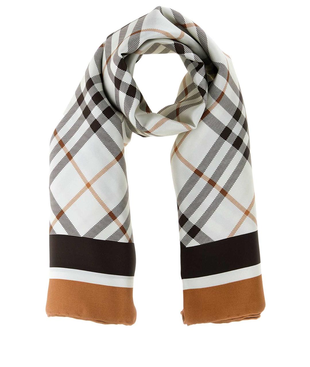 BURBERRY Мульти шелковый шарф, фото 1