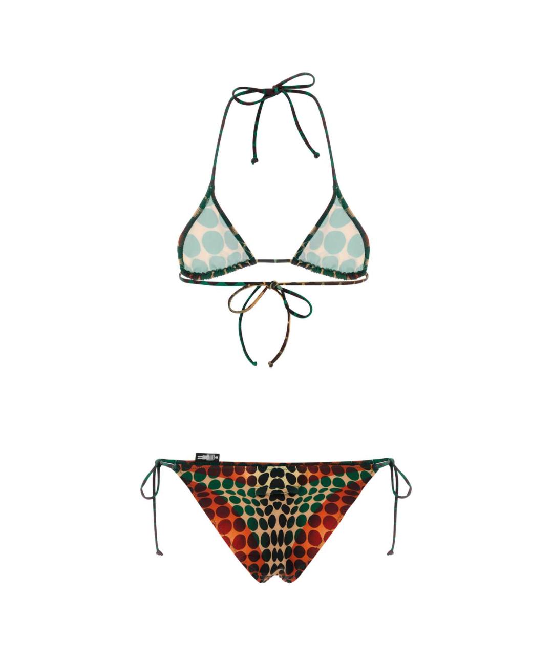 JEAN PAUL GAULTIER Оранжевый полиэстеровый купальник, фото 2