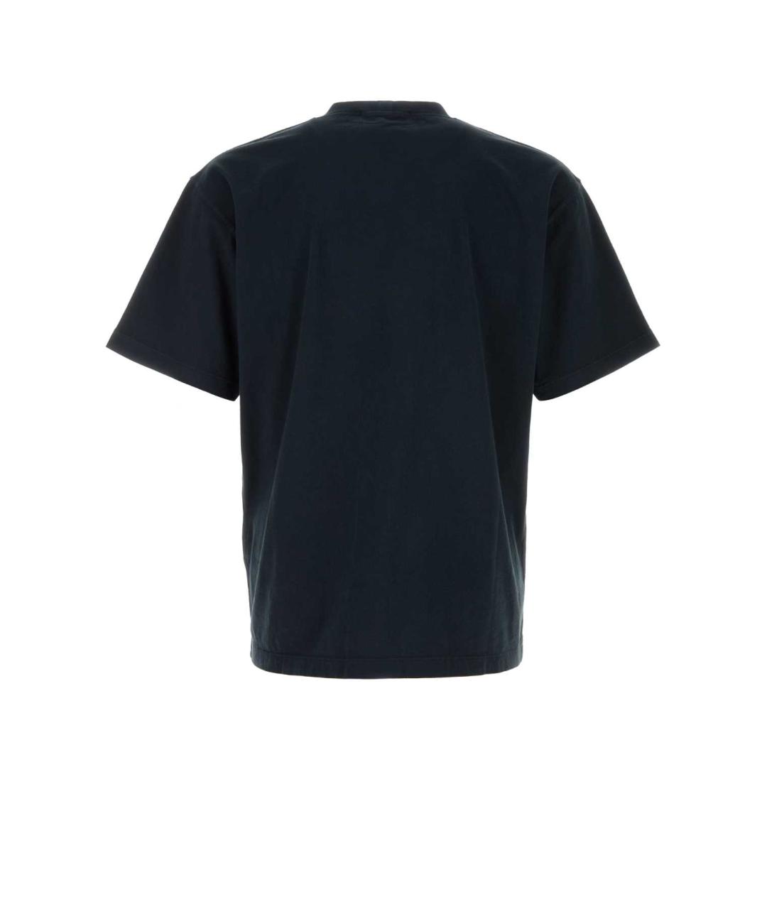 STONE ISLAND Синяя хлопковая футболка, фото 2