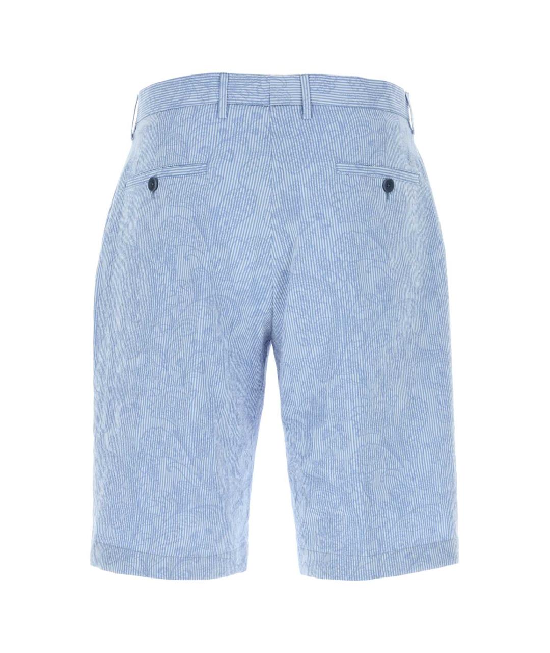 ETRO Голубые хлопковые шорты, фото 2